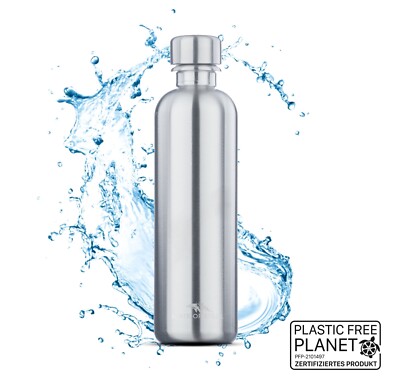 MATE OF STEEL  Kompatibel mit Sodastream Crystal & Easy  Premium 0.75L Edelstahl