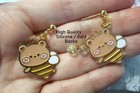 Bear Bee Earrings A~Gold — photo 2