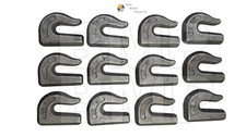 12 Weld On Grab Chain Hooks 38 Wll 6600 Bucket Trailer Rigging 0900104