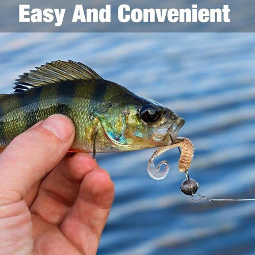 50~200 Pcs Fly Fishing No Knot Snaps Fast Easy Fly Hooks Lures Line Connector - Picture 7 of 12