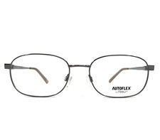 Autoflex by Flexon Eyeglasses Frames LONG RUN 033 Gunmetal Gray Oval 55-18-145