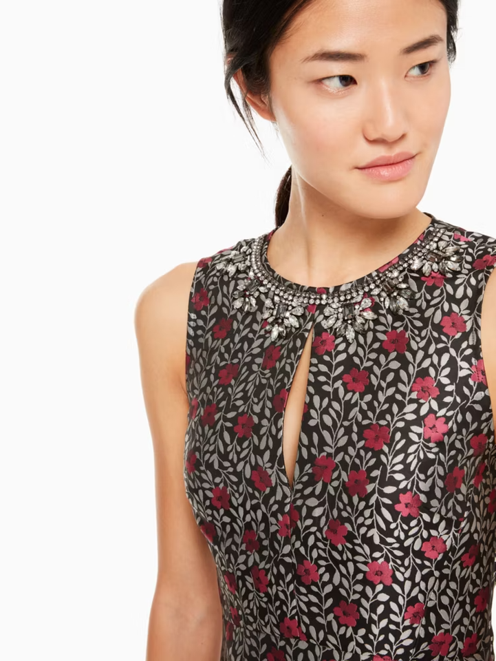 KATE SPADE FLORAL PARK JACQUARD TOP SIZE 12 eBay