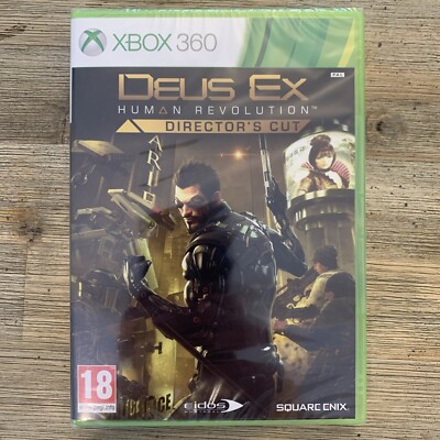 Deus Ex Human Revolution Directors Cut XBOX 360 - UK PAL - NEU SEALED - V. RARE