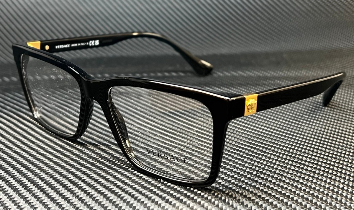 メガネ VERSACE Woman Optical frames Black 0VE3358B GB1 Versace 3358B GB1 Glasses - US
