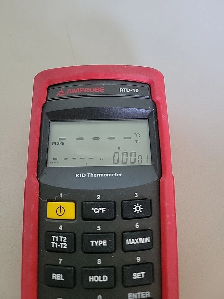 Amprobe RTD-10W RTD беспроводной двойной вход цифровой RTD термометр - Изображение 2 из 4