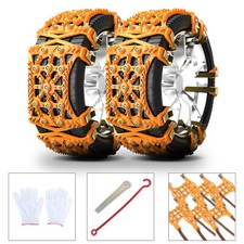 6pcs Wheel Snow Tire Anti-slip Chains Emergency Universal For Car Suv Trucks Atv 6pcs Wheel Snow Tire Anti-slip Chains Emergency Universal For Car Suv Trucks Atv