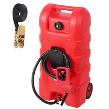 15 Gallon Fuel Caddy Portable Gas Storage Tank 2 gallons/min with Pump