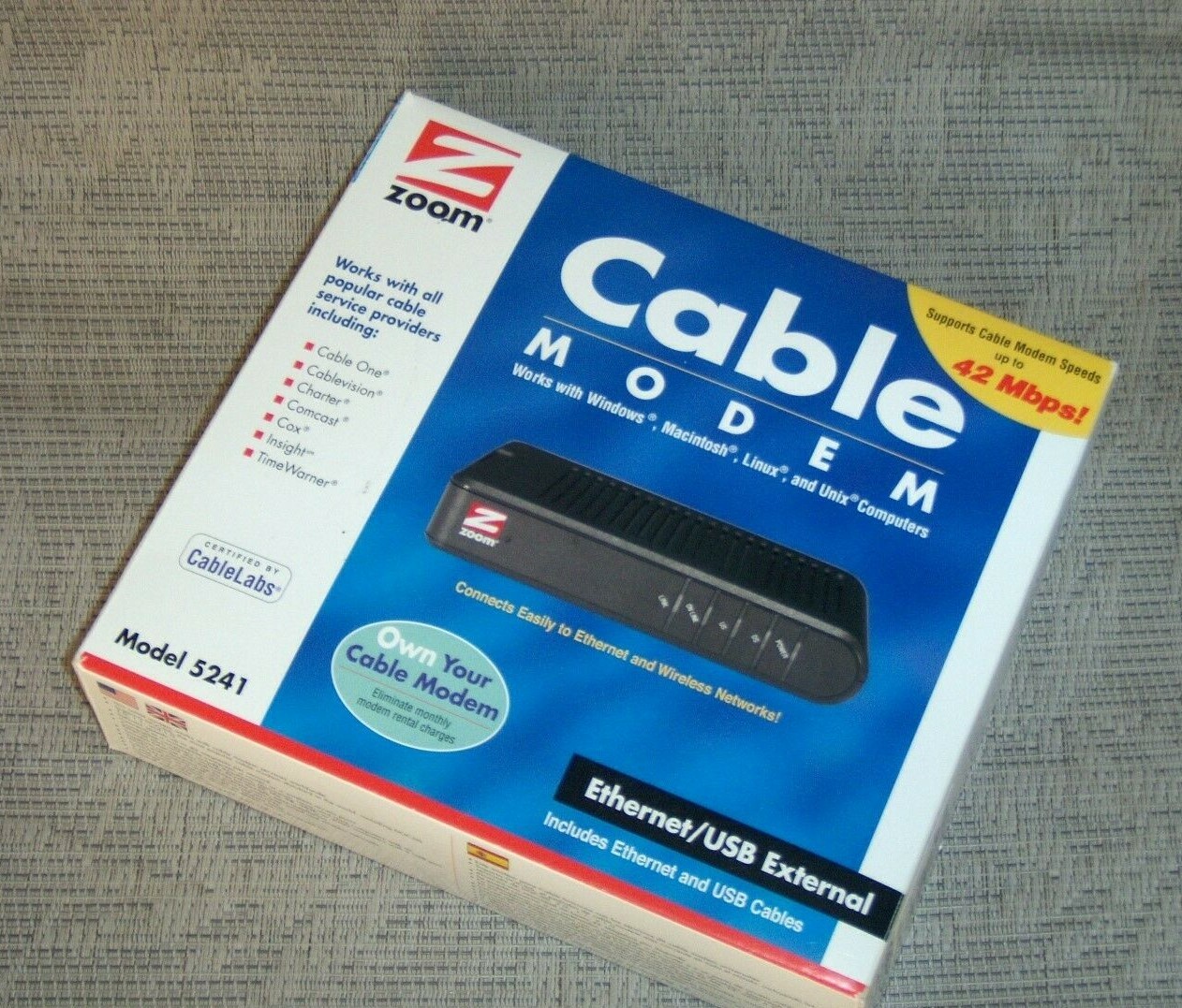 Zoom Cable Modem Model 5241 eBay
