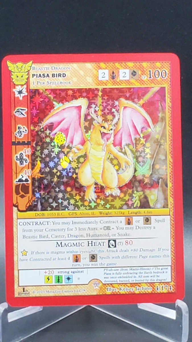 Piasa Bird 4/174 MetaZoo Native 1st Edition Full Holo Foil