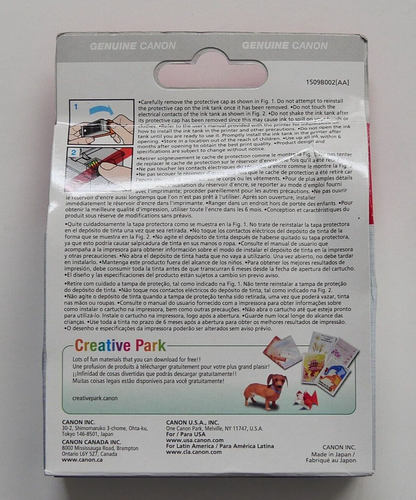 Genuine Canon PGI-35 Black Printer Ink Cartridge Pixma IP100 IP110 New Sealed - Picture 2 of 5