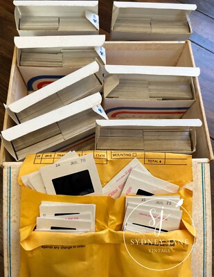 35mm Slide Collection. 250+ Photos 1978. Yellowstone. Tetons. Colorado. Rushmore