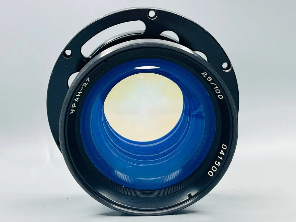 RARE Soviet Aviation lens URAN - 27 LOMO 2,5 / 100 Made in USSR - Image 2 of 4