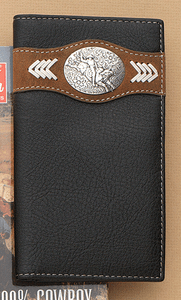 Bull-Rider-Concho-Black-Brown-Tony-Lama-RODEO-WALLET-Roper-5159201-16