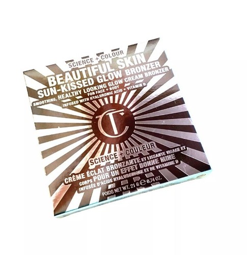 Charlotte Tilbury Beautiful Skin Sun Kissed Glow Bronzer Medium 2 Full Size New - Picture 6 of 7