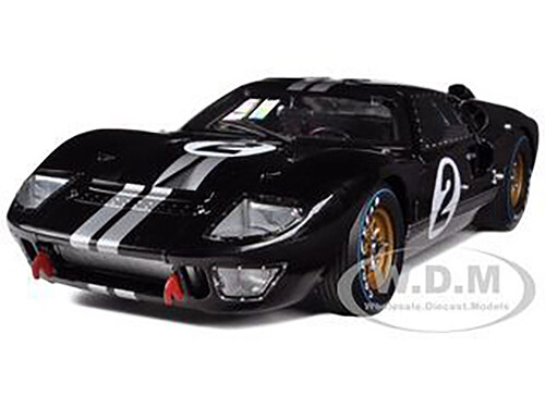 1966 FORD GT-40 MK II 2 ЧЕРНЫЙ 118 ЛИТАЯ МОДЕЛЬ АВТОМОБИЛЯ SHELBY КОЛЛЕКЦИЯ SC408 15490₽