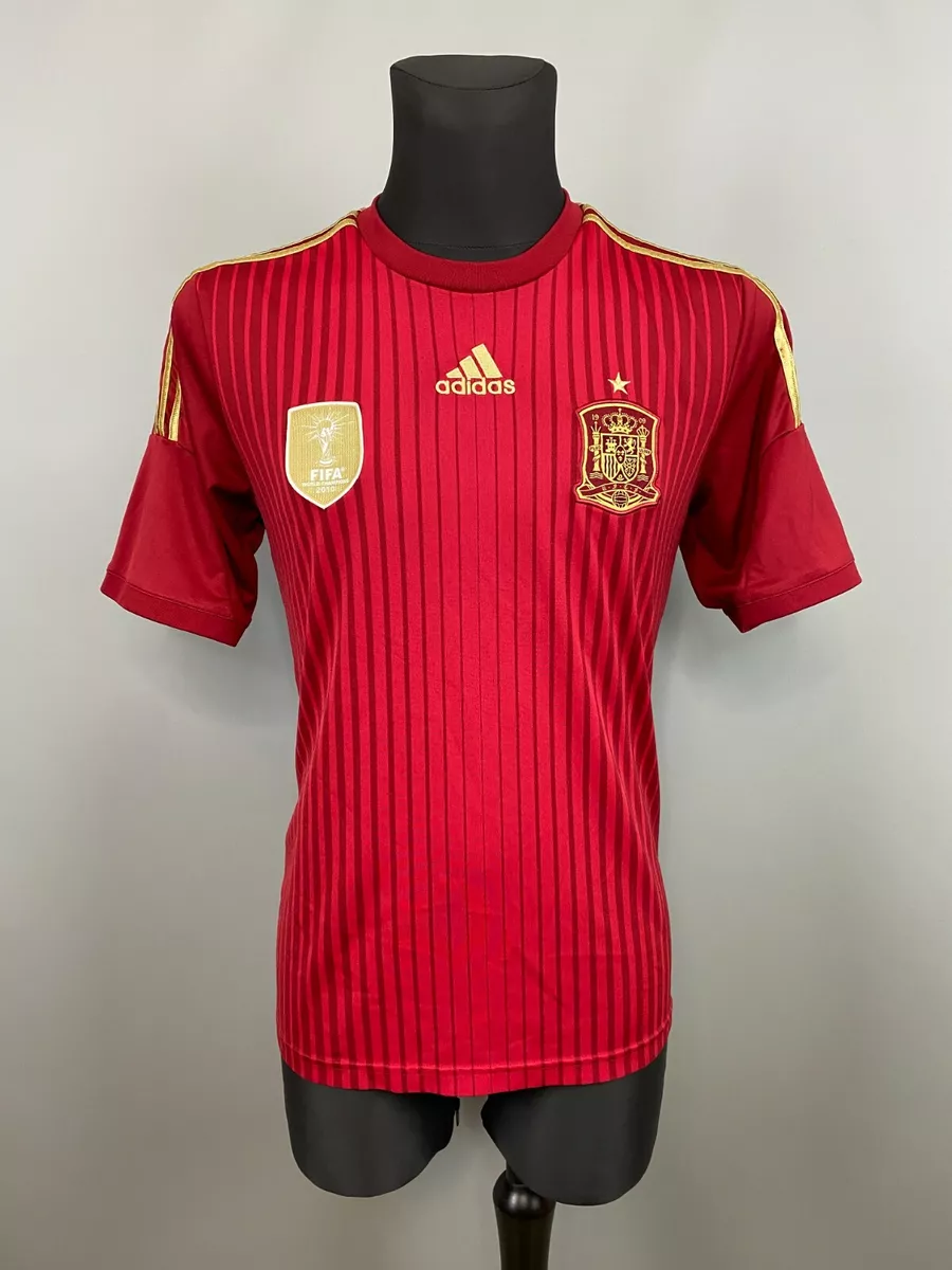 SPAIN 2014 2015 HOME SHIRT FOOTBALL JERSEY CAMISETA ADIDAS G85279 MENS SIZE M