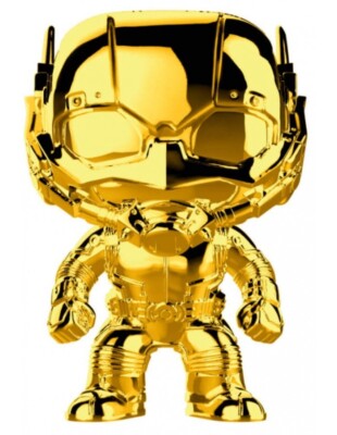 Funko Bobble Head Pop Marvel Anniversary Chrome Ant Man Figur NEU!