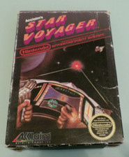 Star Voyager (Nintendo Entertainment System, 1987).  Original box, Manual, Game