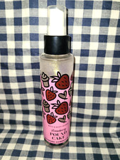 ALL NEW Strawberry Pound Cake Diamond SHIMMER Mist 4.9 oz Bath  Body Works