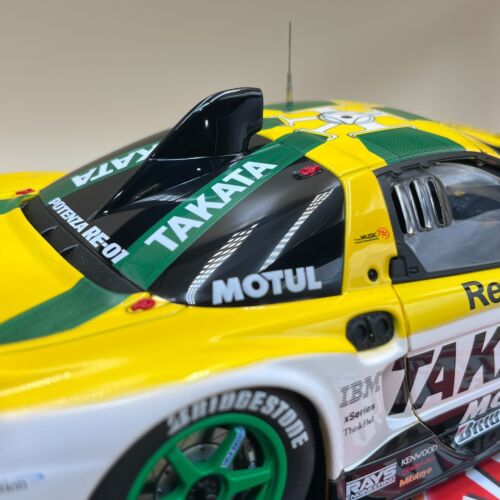 AUTOart 1/18 2003 JGTC TAKATA DOME NSX #18 GT500 Honda Acura yellow 80399 - Picture 19 of 20