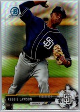2017 Bowman Chrome Prospects Refractor /499 Reggie Lawson #BCP165 Padres