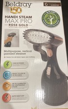 beldray rose gold tone handi steam max pro