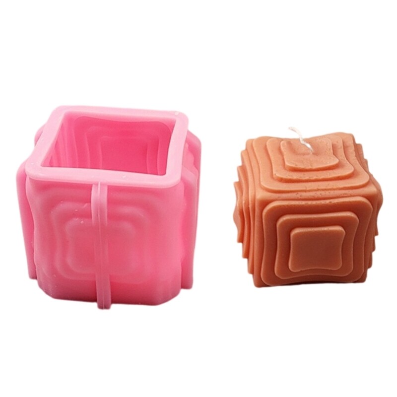 Epoxy Resin Silicone Cube Molds for Soap Plaster Crafts
