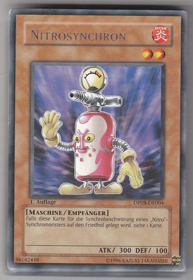 YU-GI-OH Nitrosynchron rare DP08-DE004 deutsch