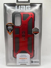 Urban Armor Gear UAG Monarch Case for Samsung Galaxy S20 5G Only - Red Crimson