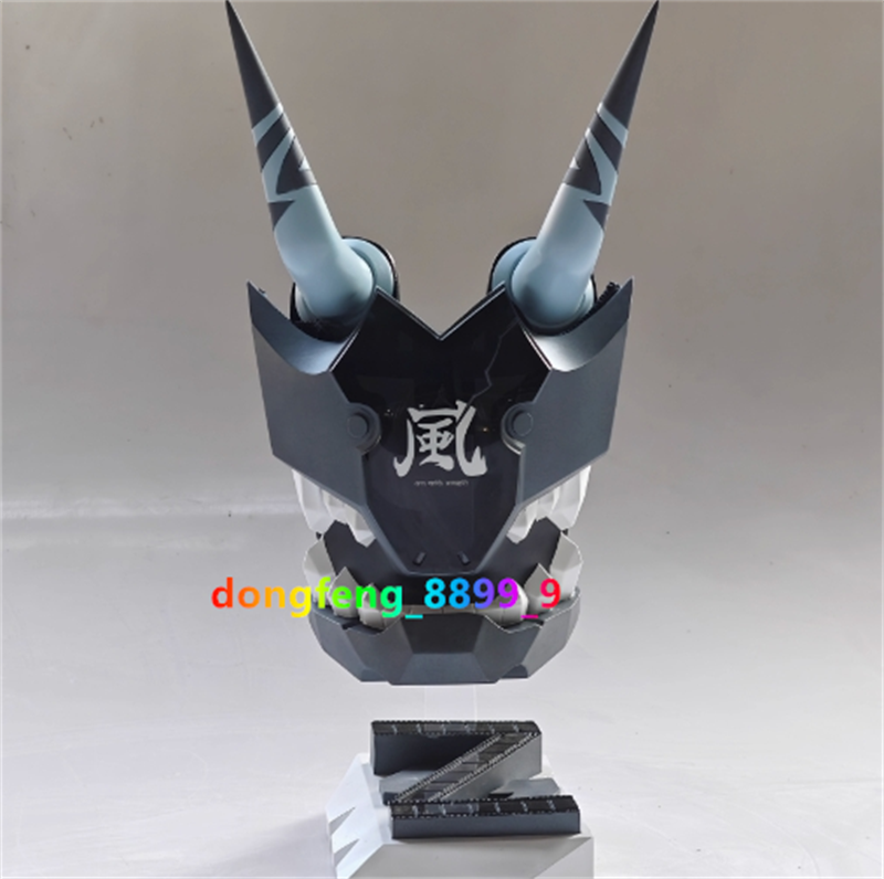 Zenless Zone Zero Soukaku Mask Full Face FRP Cosplay Prop w/Base