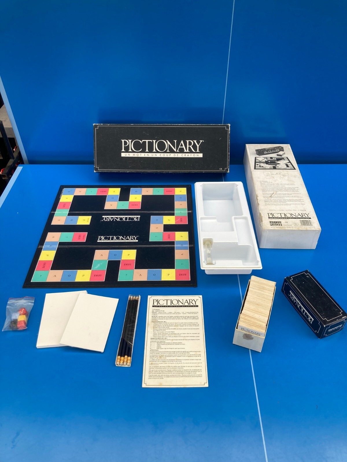 Jeu Pictionary Mattel - Version Famille Complète, Occasion Très Bon état