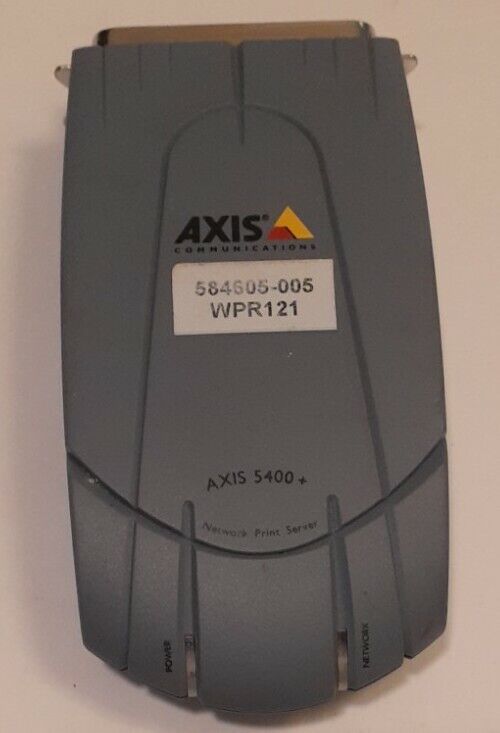 Axis 5400+ Network Print Server PN 0130-001-03 - Used, 30 Day Wty