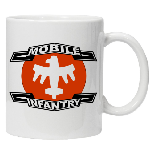 Starship Troopers Mobile Infantry Movie Film 90s Inspired Novelty Funny Mug   - Picture 1 of 4