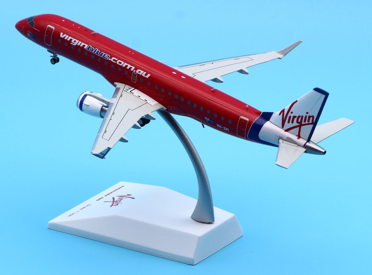 E190 ヴァージン・ブルー航空 VH-ZPI　JC WINGS 1/200 www.JetCollector.com: Virgin Blue ERJ-190 VH-ZPI 1:200 Scale