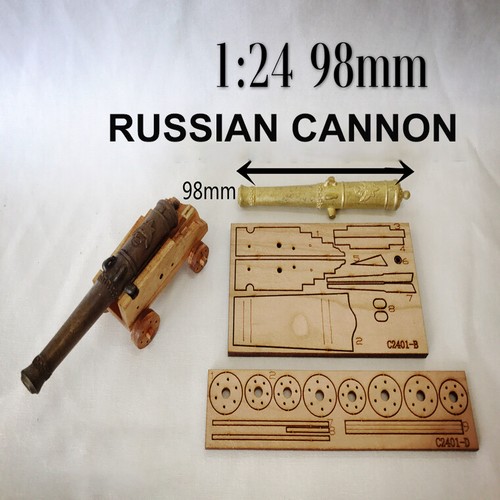 Cañón de fundición de latón tipo múltiple tamaño madera envío kit 1 pieza/paquete - Imagen 9 de 21