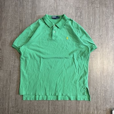 Polo Ralph Lauren Green XL Classic Fit Short Sleeve Cotton Polo