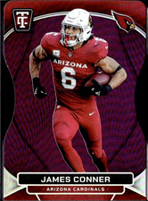 James Conner 2024 Totally Certified Mirror Platinum Purple Die Cut #/75 #2