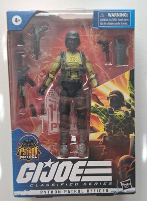 New Hasbro G.I. Joe Classified Series PYTHON PATROL OFFICER #56 Action Fig 6''