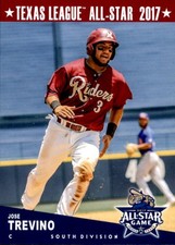 2017 Texas League All-Stars South #27 Jose Trevino Corpus Christi Texas TX Card