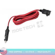 13ft 12V Car Cigarette Lighter Socket Heavy Duty Extension Cable Power Adapter
