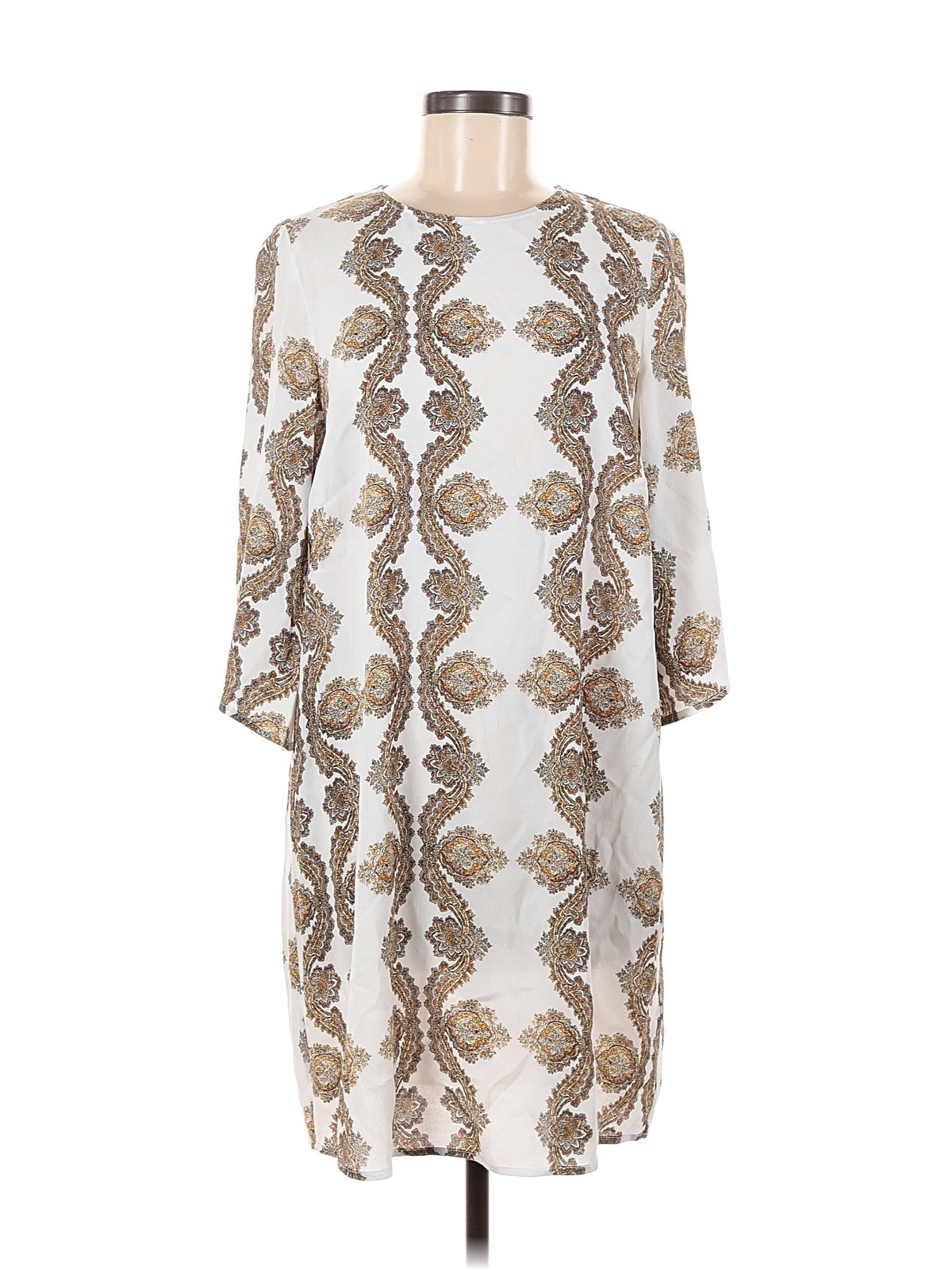 H&M Women Ivory Casual Dress 6