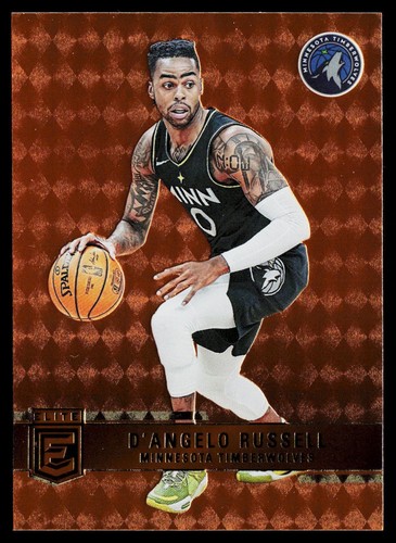 D'Angelo Russell 2021-22 Donruss Elite naranja Minnesota Timberwolves - Imagen 1 de 2