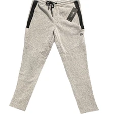 RBX Active Men’s Athletic Pants Moisture Wicking Tapered Leg Gray Large NEW