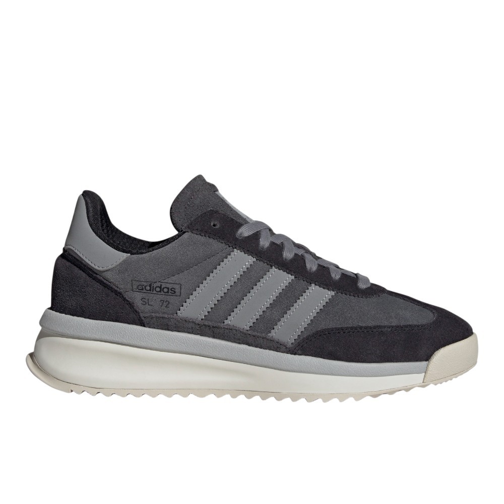 adidas Sl 72 Rtn Lace Up  Mens Black, Grey Sneakers Casual Shoes IH5633