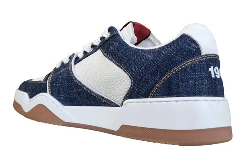DSQUARED2 unisex sneakers shoes SPIKER SNM034710107281M2887 white-jeans - Picture 7 of 7