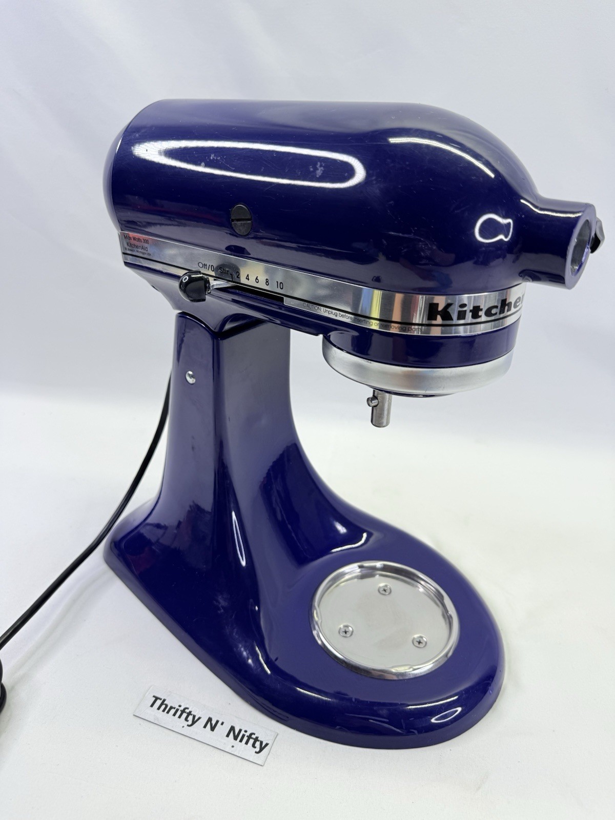 KitchenAid 4.5QT Cobalt Stand Mixer Base Replacement Part KSM90 KSM90BU Fully Functional-image