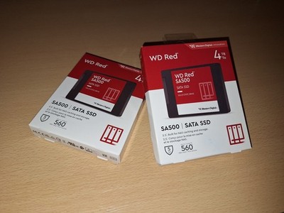 Western Digital 4TB WD Red SA500 SSD SATA (2.5 Zoll) | Wie Neu