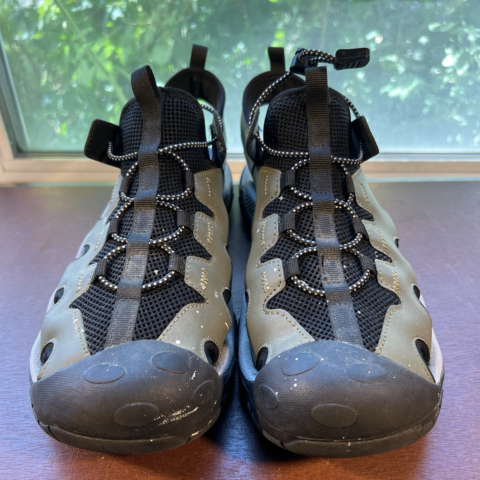 CAMEL CROWN Mens Hiking Sandals Adjustable Closed Toe Sandals Size 11 *See Pics*