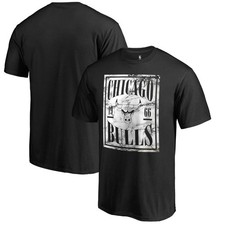 Men's Black Chicago Bulls Court Vision T-Shirt