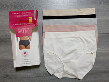 Carole Hochman Seamless Brief Underwear Adult Womens Small 5 PACK